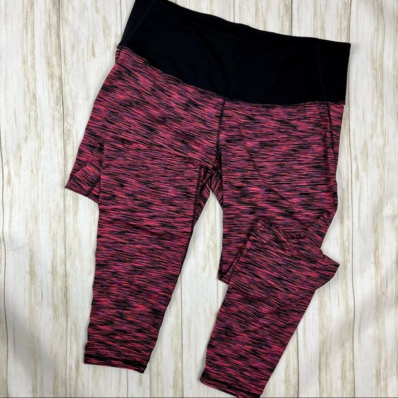 H&M Pants - H&M Sport Sport Pink Striped Leggings